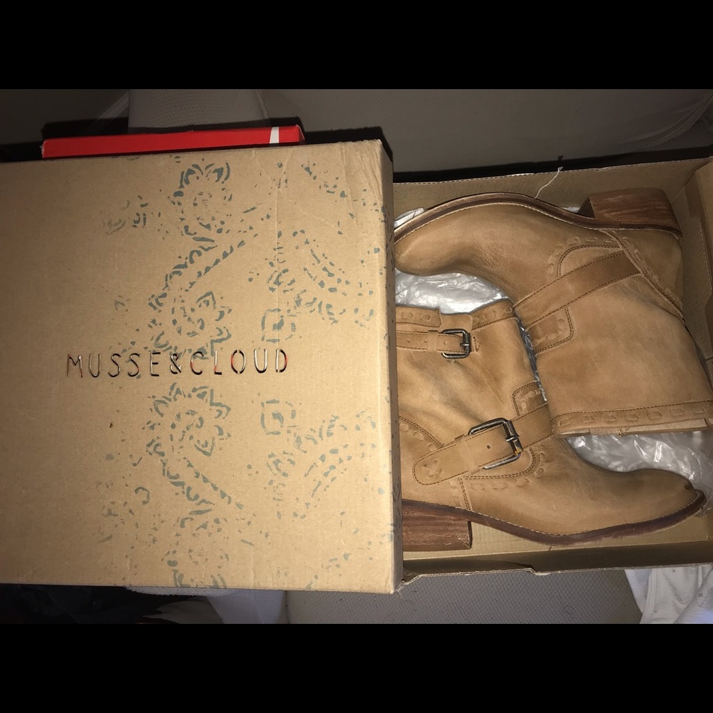 Tan boots